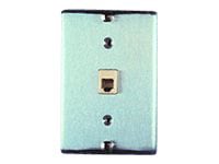 Allen Tel Wall Telephone Jack - faceplate