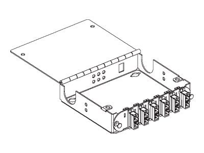 CORNING 12-F WALL-MT ENCL 1 PANEL