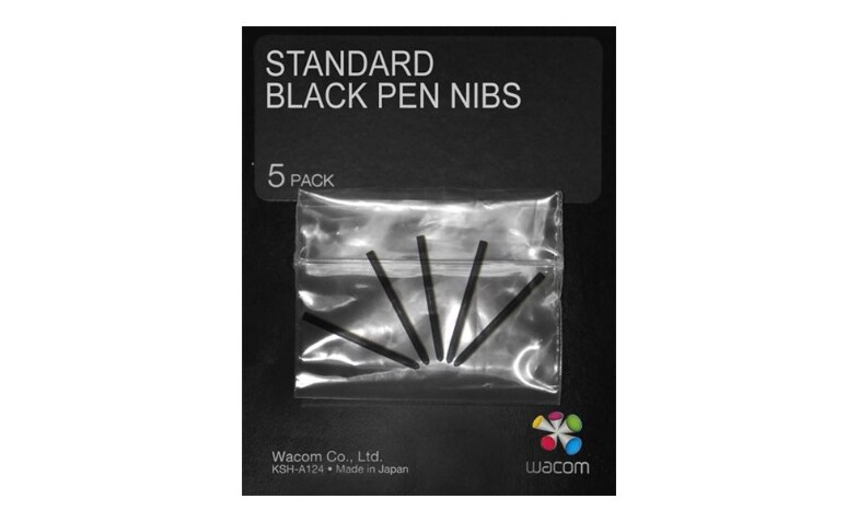 Wacom Standard Nibs for Previous Generation Pens (5-Pack) Black ACK20001 -  Best Buy