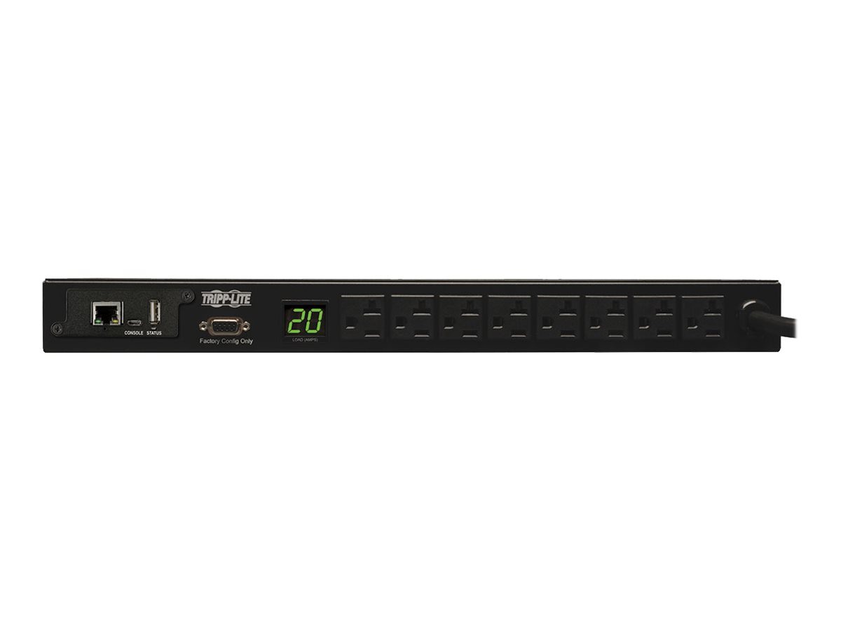 Eaton 1.9kW Single-Phase Monitored PDU, 120V Outlets (8 5-15/20R), L5-20P/5