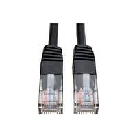 Tripp Lite Cat5e 350 MHz Molded (UTP) Ethernet Cable (RJ45 M/M), PoE - Black, 25 ft. (7.62 m) - patch cable - 7.6 m -