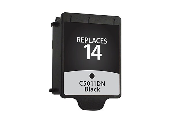 Clover Remanufactured Ink for HP 14 (C5011DN), Black, 800 page yield