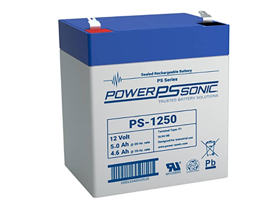 Power-Sonic PS-1250 12V 5Ah Battery