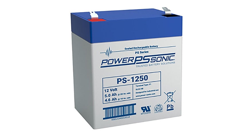 Power-Sonic PS-1250 12V 5Ah Battery
