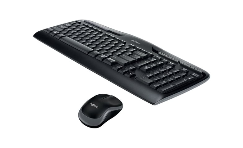 Logitech Black MK320 Wireless Keyboard and Mouse 