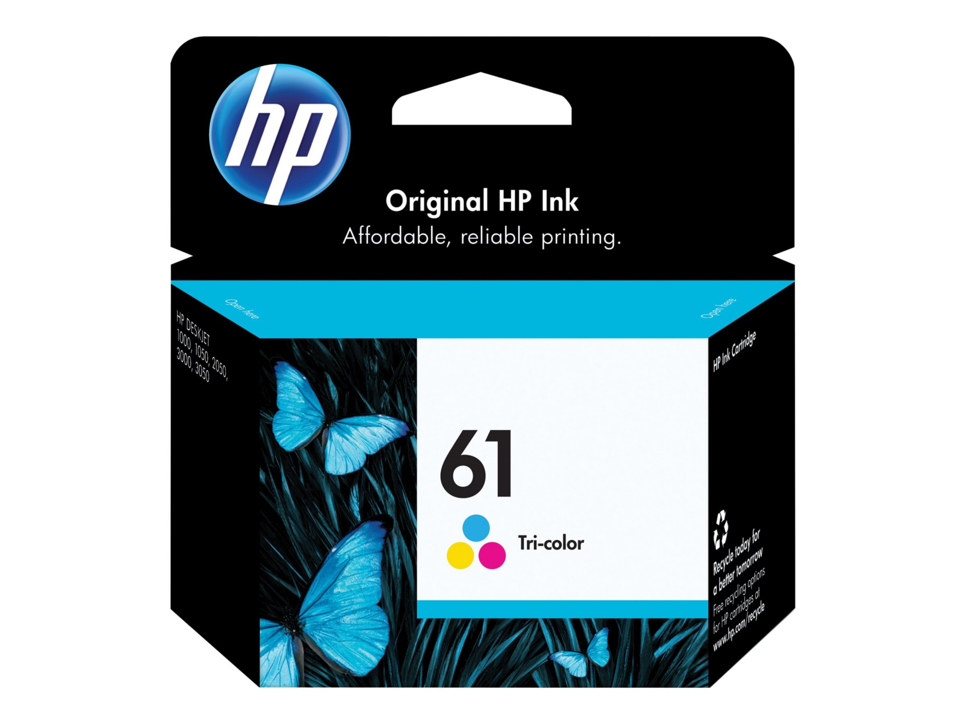 HP 61 Tri-color Ink Cartridge