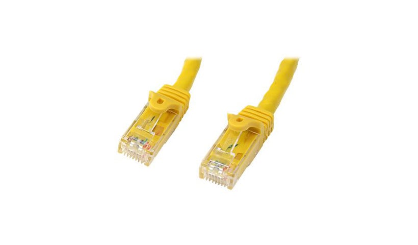 StarTech.com 10ft CAT6 Ethernet Cable - Yellow Snagless Gigabit - 100W PoE UTP 650MHz Category 6 Patch Cord UL Certified