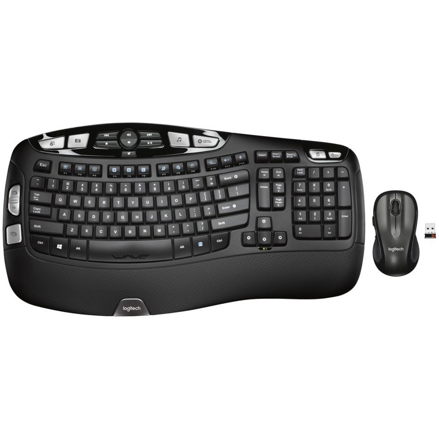 Logitech Wireless Wave Combo MK550 - keyboard and mouse set - English