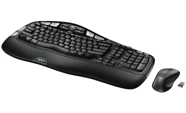 Logitech Wireless Wave Combo MK550 - keyboard and mouse set - English