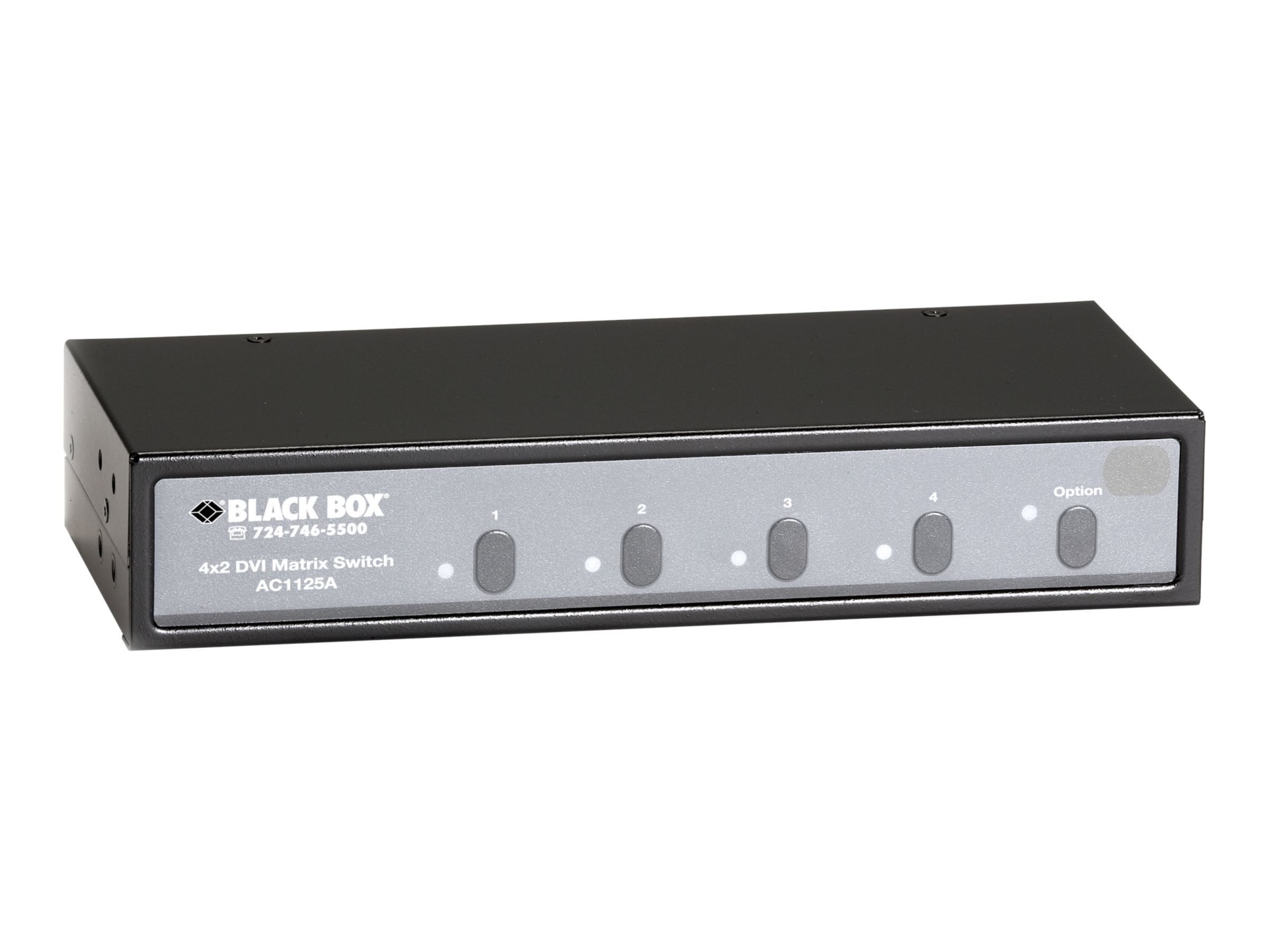 Black Box DVI and Audio Matrix Switch 4x2 - video/audio switch