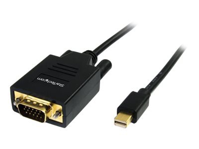 StarTech.com 6ft Mini DisplayPort to VGA Cable - Active Mini DP to VGA Adapter Cable 1080p - mDP 1.2