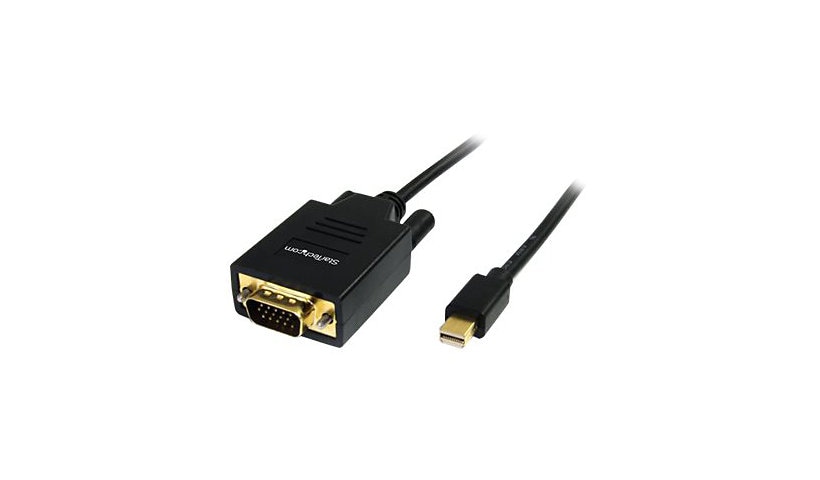 StarTech.com 6ft Mini DisplayPort to VGA Cable - Active Mini DP to VGA Adapter Cable 1080p - mDP 1.2