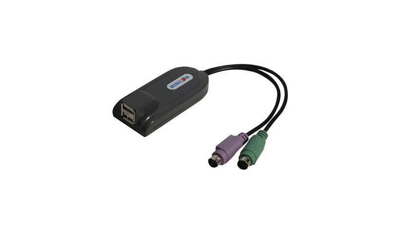 Tripp Lite Minicom PS/2 to USB Converter for KVM Switch / Extender TAA GSA - keyboard / mouse adapter - USB