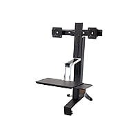 Ergotron WorkFit-S - standing desk converter - rectangular - black