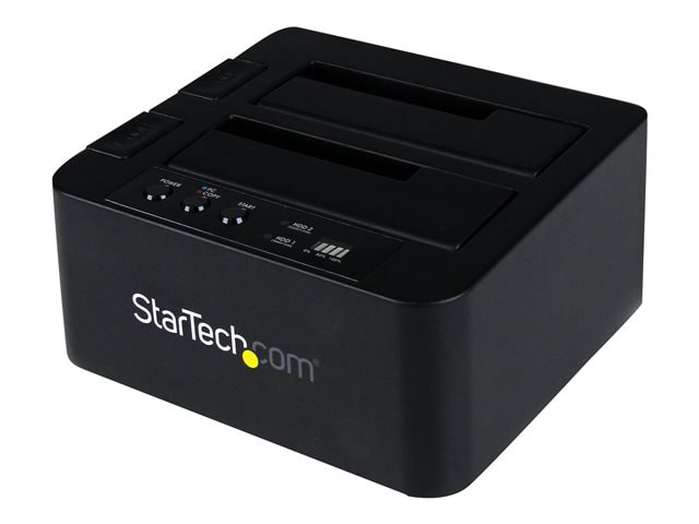 StarTech.com SATA HDD Duplicator Dock - eSATA USB 2.5/3.5 Hard Drive Cloner