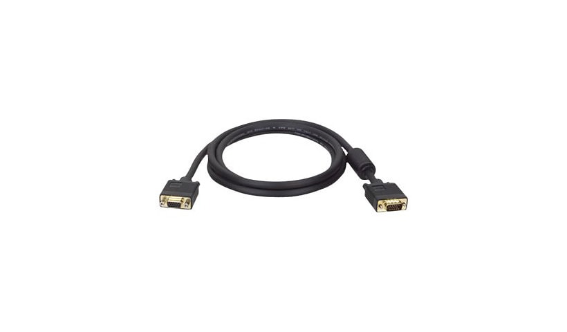 Tripp Lite 100ft SVGA / VGA Monitor Extension Gold Cable with RGB High Resolution HD15 M/F 1080p 100' - VGA extension