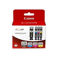 Canon PGI-225/CLI-226 4 Color Pack - 4-pack - yellow, cyan, magenta, pigmented black - original - ink tank