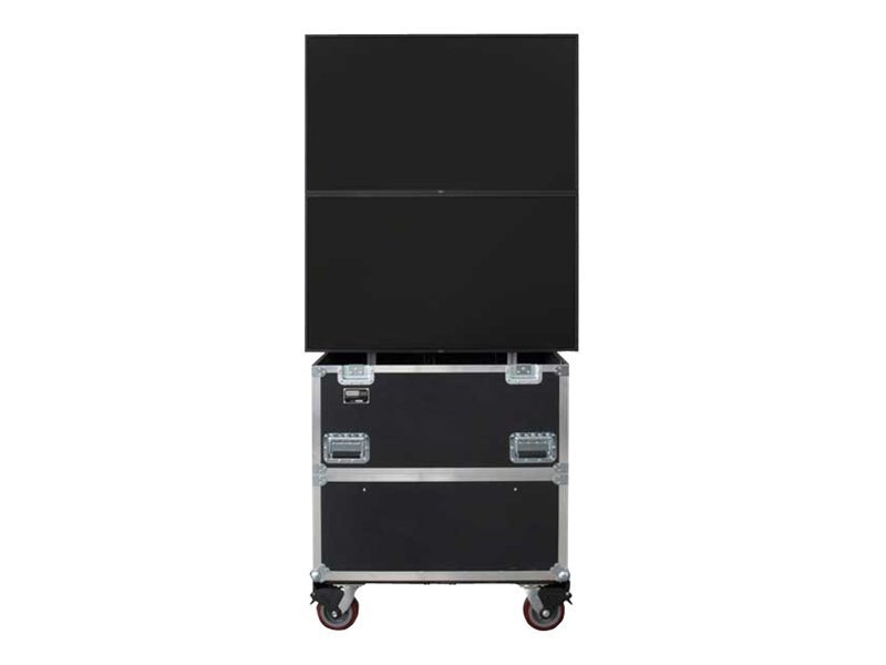 Jelco RotoLift Dual Mobile Lift Case for Two Flat Screens ELU-50RX2 - shipp