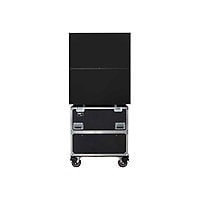 Jelco RotoLift Dual Mobile Lift Case for Two Flat Screens ELU-50RX2 - shipp