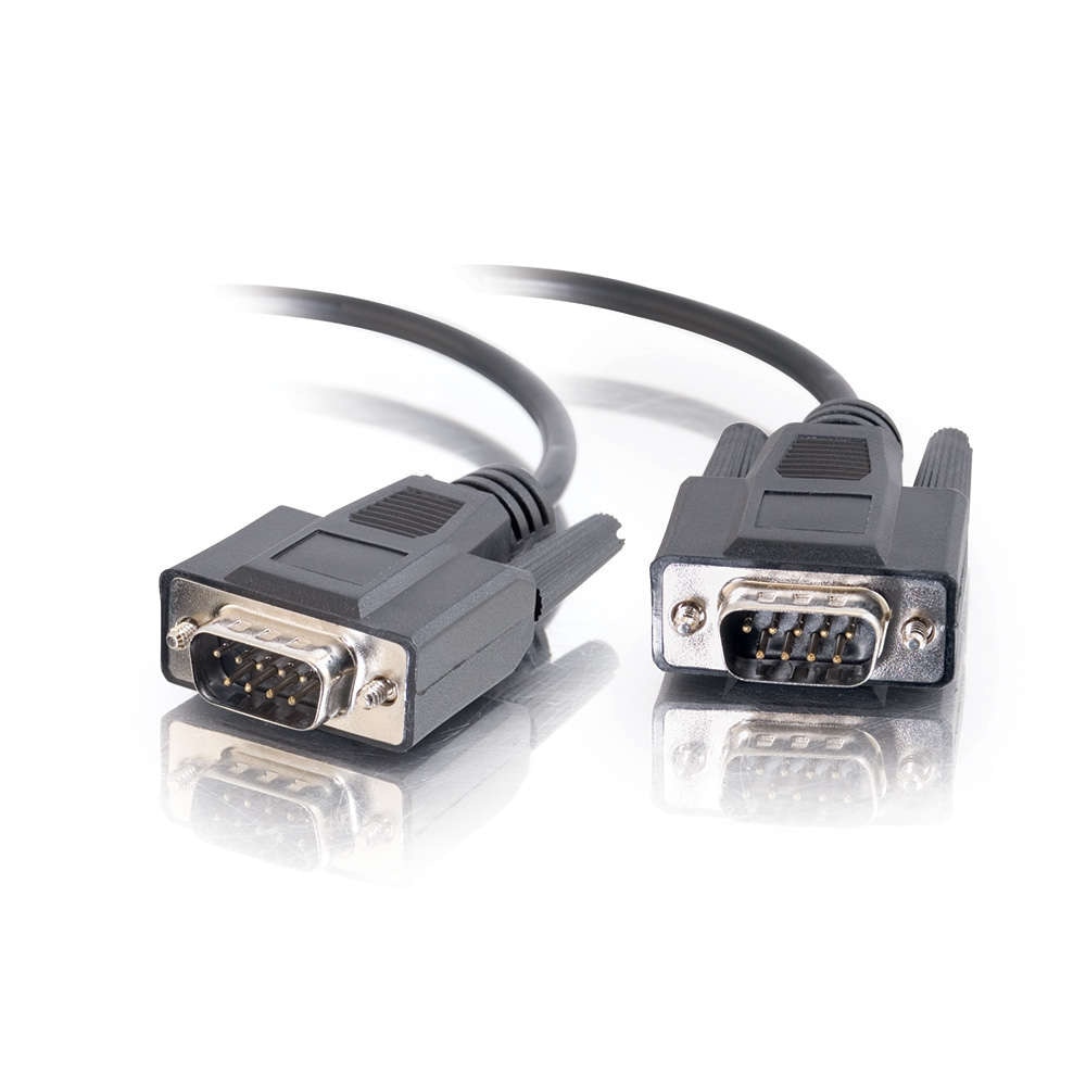 Thumbnail 2 of 3 for C2G 3ft RS232 DB9 Straight Through Shielded Serial Cable - M/M