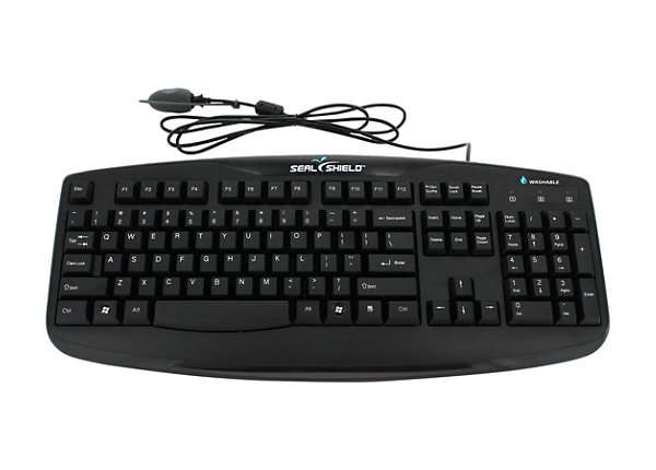 Seal Shield Seal Storm Washable Keyboard with PS2 Connector - Black