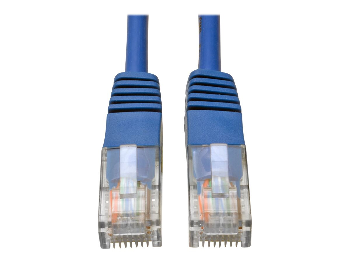 Eaton Tripp Lite Series Cat5e 350 MHz Molded (UTP) Ethernet Cable (RJ45 M/M), PoE - Blue, 2 ft. (0,61 m) - patch cable -