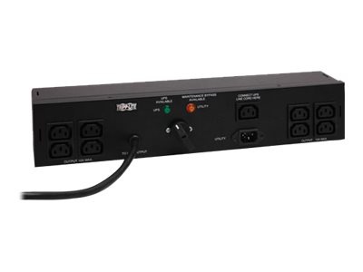 Tripp Lite PDU Dual Source w/ Hot Swap 200-240V 10A C13 C14 8 Outlet 2U RM