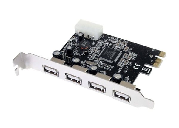 StarTech.com 4 Independent Port PCI Express USB 2.0 Adapter Card
