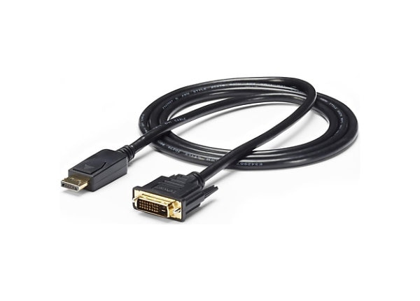 StarTech.com 6ft (1.8m) DisplayPort to DVI Cable, DP to DVI-D Video Adapter  Converter Cable, Replacement for DP2DVIMM6 - DP2DVI2MM6 - Monitor Cables &  Adapters 