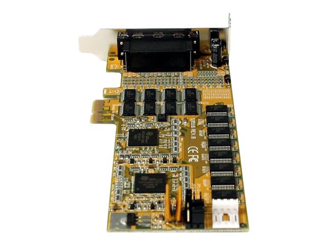 StarTech.com 16 Port Low Profile RS232 PCI Express Serial Card - Cable Included - serial adapter