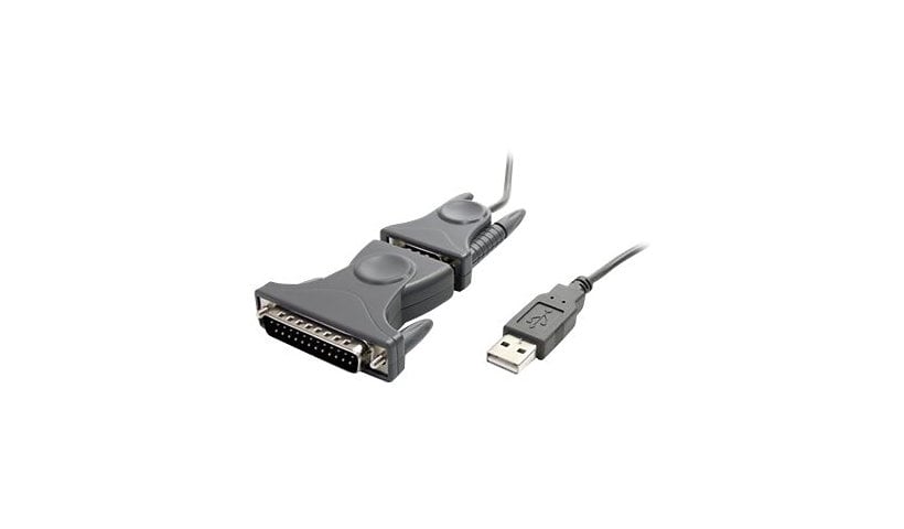 StarTech.com USB to Serial RS232 Adapter Cable - M/M DB9/DB25