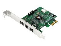 SIIG DP FireWire 800 PCIe - FireWire adapter - PCIe - FireWire 800 x 3