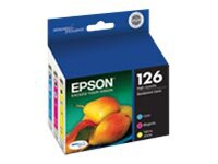 Epson 126 Multi-Pack - 3-pack - High Capacity - yellow, cyan, magenta - original - ink cartridge
