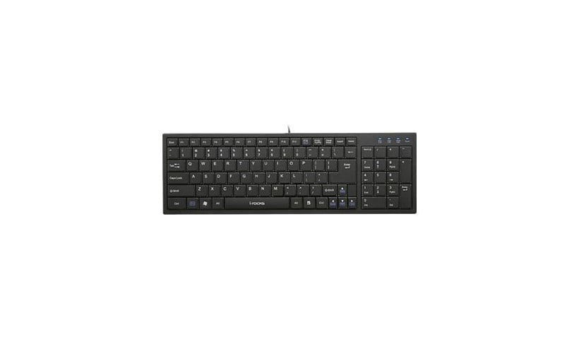 I-Rocks KR-6421-BK - keyboard - black