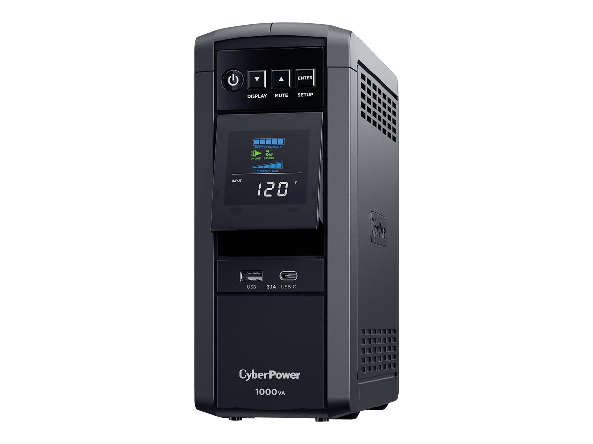 CyberPower PFC Sinewave Series CP1000PFCLCD - UPS - 600 Watt - 1000 VA