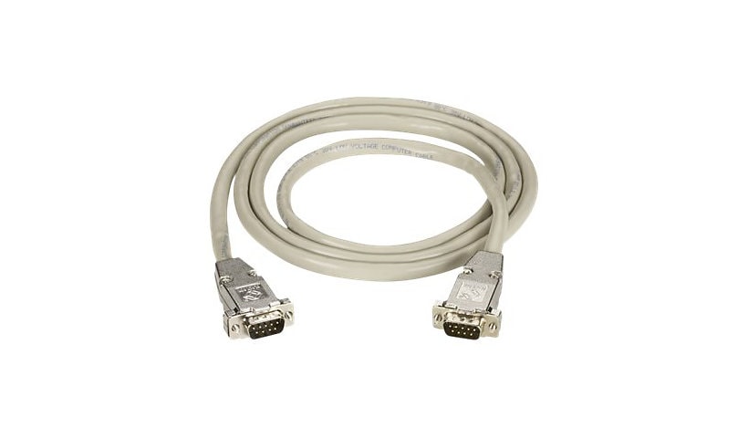 Black Box - serial cable - DB-9 to DB-9 - 25 ft