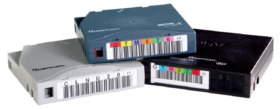 Quantum LTO Ultrium Universal series CLN000-CLN039, "L4" media ID - cleaning cartridge barcode labels