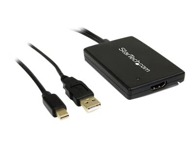 StarTech.com Mini DisplayPort to HDMI Adapter with USB Audio - mDP to HDMI