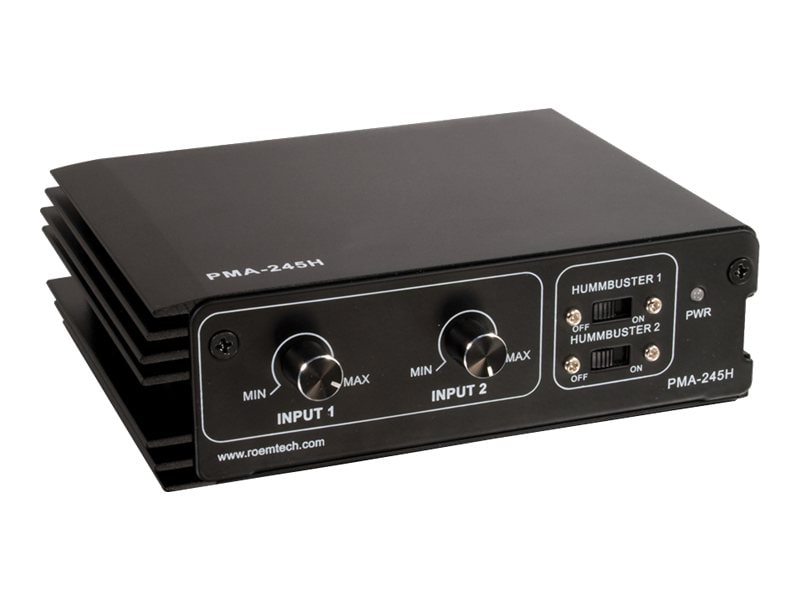 C2G 45 Watt Stereo Mixer and Amplifier - Plenum Rated