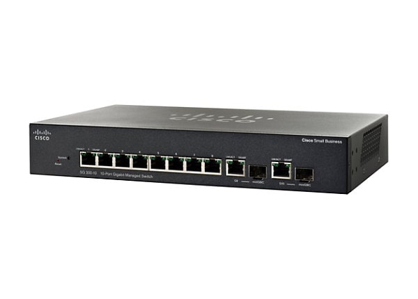 Cisco Small Business SG300-10 10-Port Gigabit Ethernet Switch