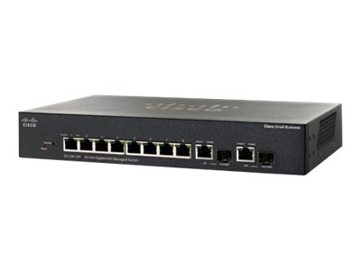 Cisco Small Business SG300-10P - switch - 10 ports - managed - rack-mountable