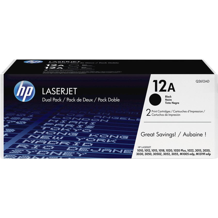 HP 12A Black Toner Cartridge