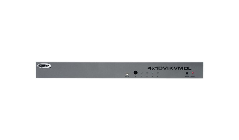 Gefen 4x1 DVI KVM DL Switcher - KVM / audio / USB switch - 4 ports