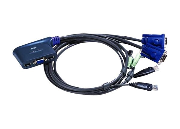 ATEN CS62U - KVM / audio / USB switch - 2 ports