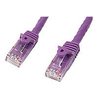 StarTech.com CAT6 Ethernet Cable 7' Purple 650MHz PoE Snagless Patch Cord