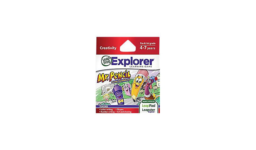 LeapFrog Leapster Explorer Learning Game - Mr. Pencil Saves Doodleburg