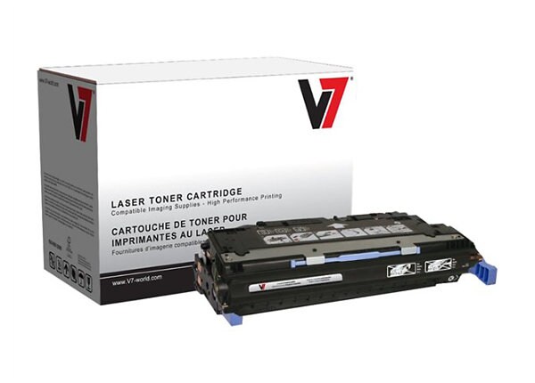 V7 - black - toner cartridge ( equivalent to: HP Q2670A )