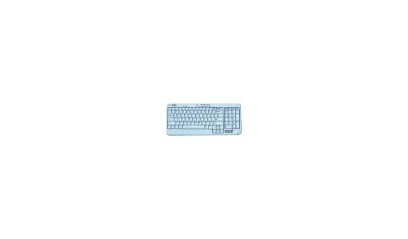 Medigenic Infection Control Compliance - keyboard - QWERTY - US - light blue