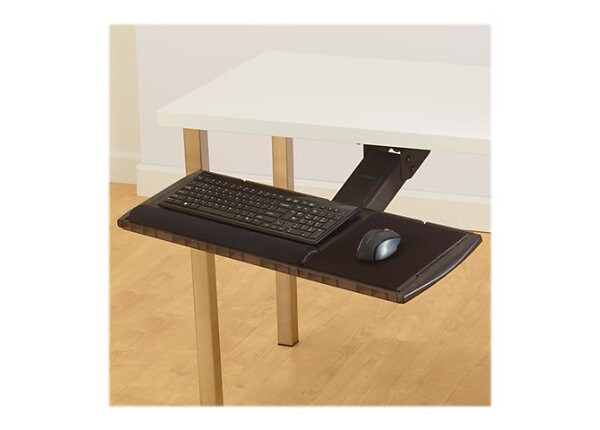 Kensington Long Neck Modular Platform with SmartFit System - keyboard and mouse platform with wrist pillow