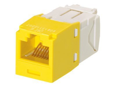 Panduit Mini-Com Cat.6 UTP Jack Module - CJ688TGYL - Cable